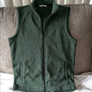 Field & Stream Forest Green Fleece Vest UNISEX SMALL
